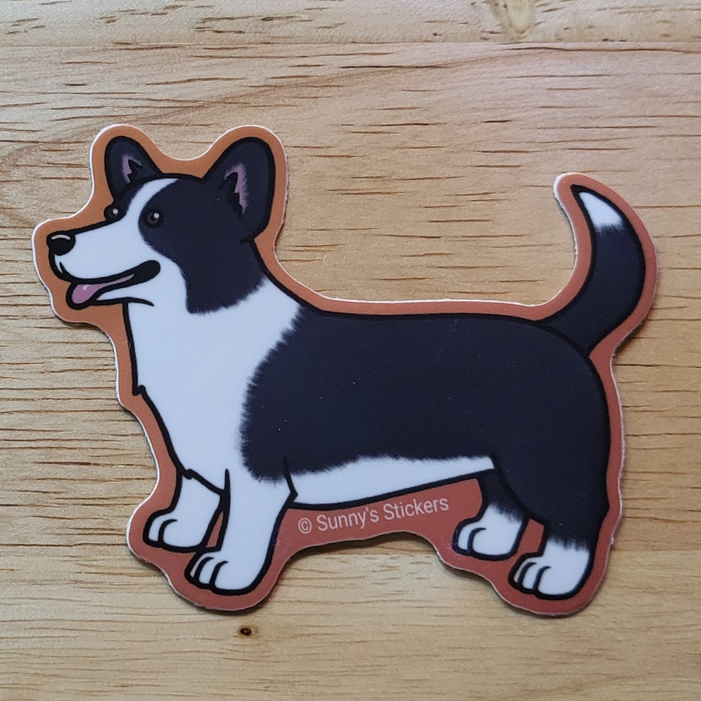 Corgi Cardigan Black