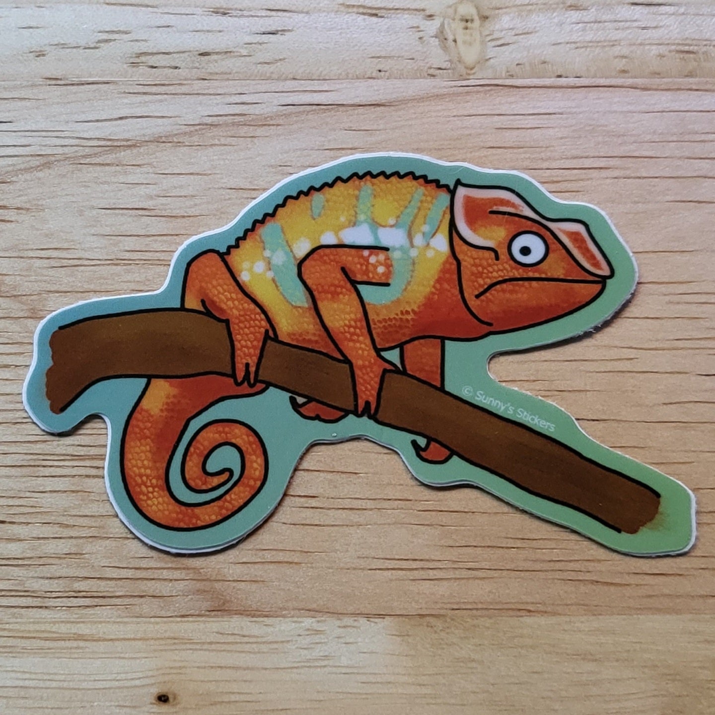 Panther Chameleon Red